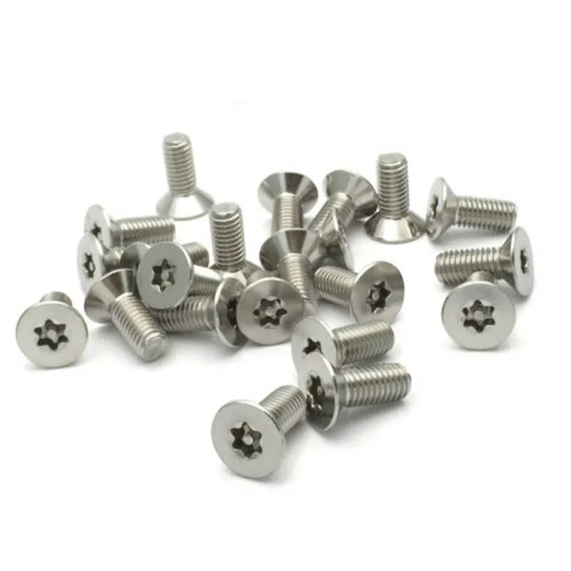 M4 M5 Torx безопасности с плоской головкой 304 Нержавеющая сталь болты