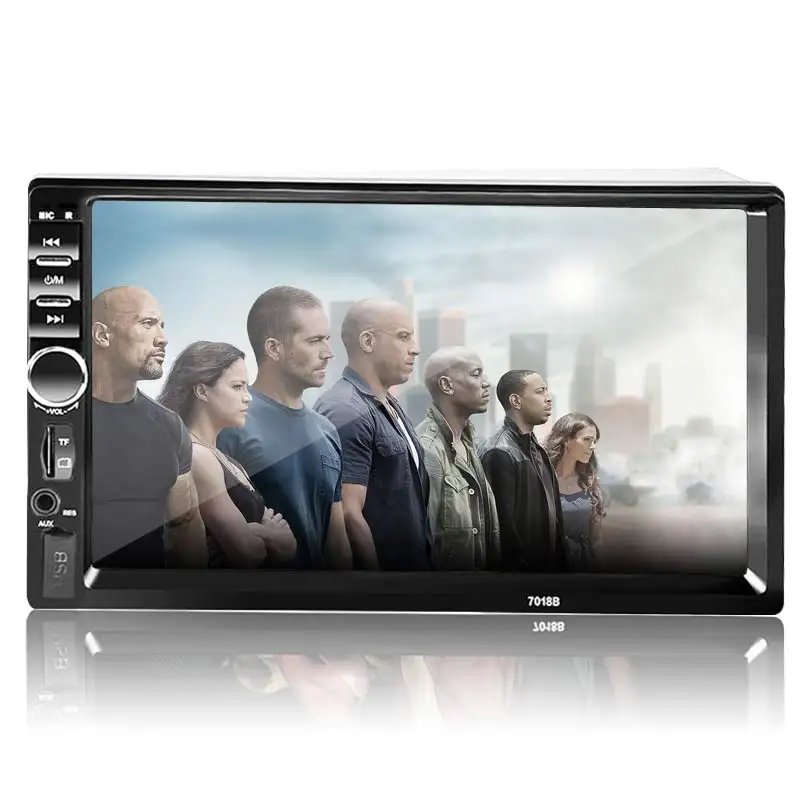 

12V 2DIN car Bluetooth Audio 7" 480*800 Resolution HD Radio In Dash Touch Screen Stereo MP3 MP5 Player USB
