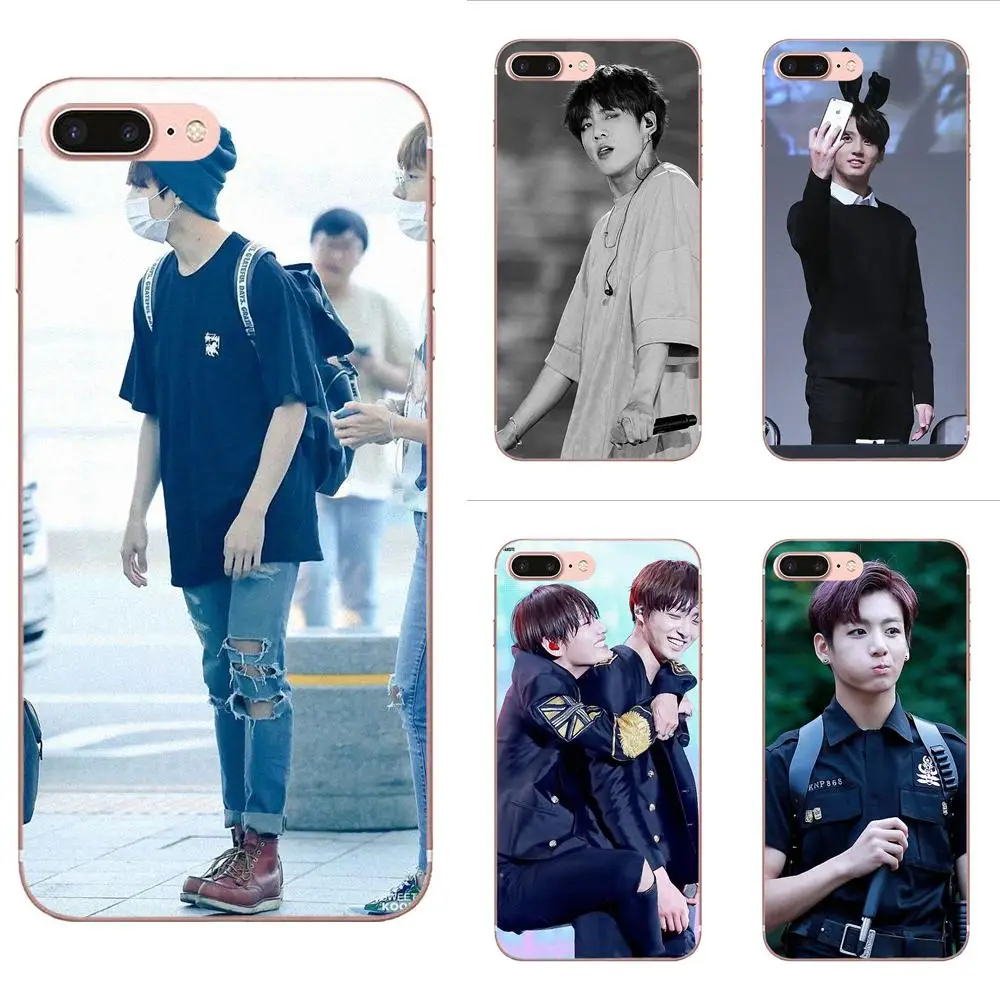 

For Xiaomi Redmi Mi Note 7 8 9 SE Pro Lite Go Play Design Novelty Fundas Mobile Phone Shell Junkook Bangtan Boys Kpop
