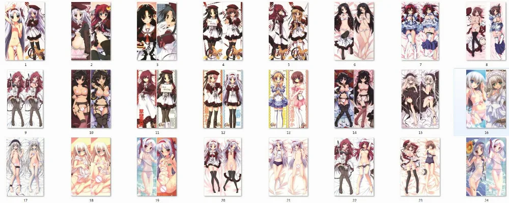 

11eyes Tsumi to Batsu to Aganai no Shojo anime characters kusakabe misuzu & momono shiori throw pillow cover body Pillowcase