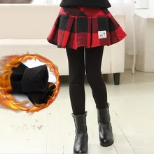 Зимняя детская одежда леггинсы для девочек модные плотные флисовые леггинсы для маленьких девочек, детские длинные брюки