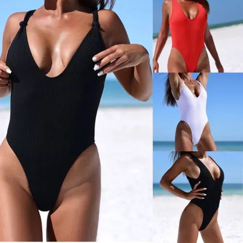 Cheap Women One-Piece Suits Basic Style Summer Solid Color Beach Swimsuit Swimwear Bathing Monokini Push Up Bikini Cheap Women One-Piece Suits Basic Style Summer Solid Color Beach Swimsuit Swimwear Bathing Monokini Push Up Bikini