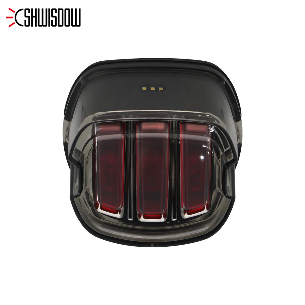 

For Dyna Fat FLSTF Night Train FXSTB Softail Sportster Road King Electra Glide Road Glide Motorcycle Led Brake tail light
