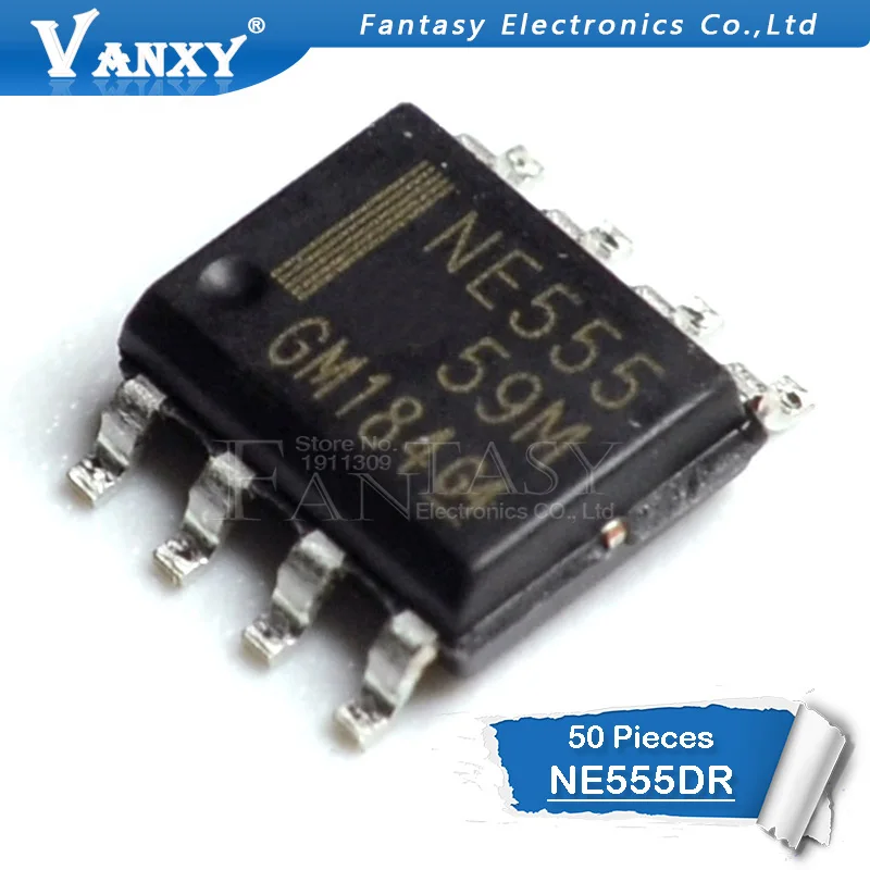 50 шт., NE555DR SOP8 NE555 SOP NE555DT SOP 8 555DR SMD новый и оригинальный IC|smd ic|ic smd | АлиЭкспресс