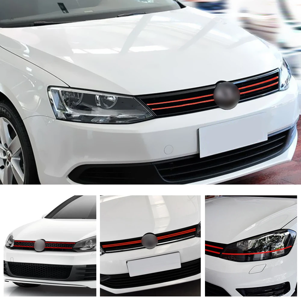 LEEPEE для VW Golf 6 7 Tiguan Авто украшения автомобиля Тюнинг полосы Стикеры