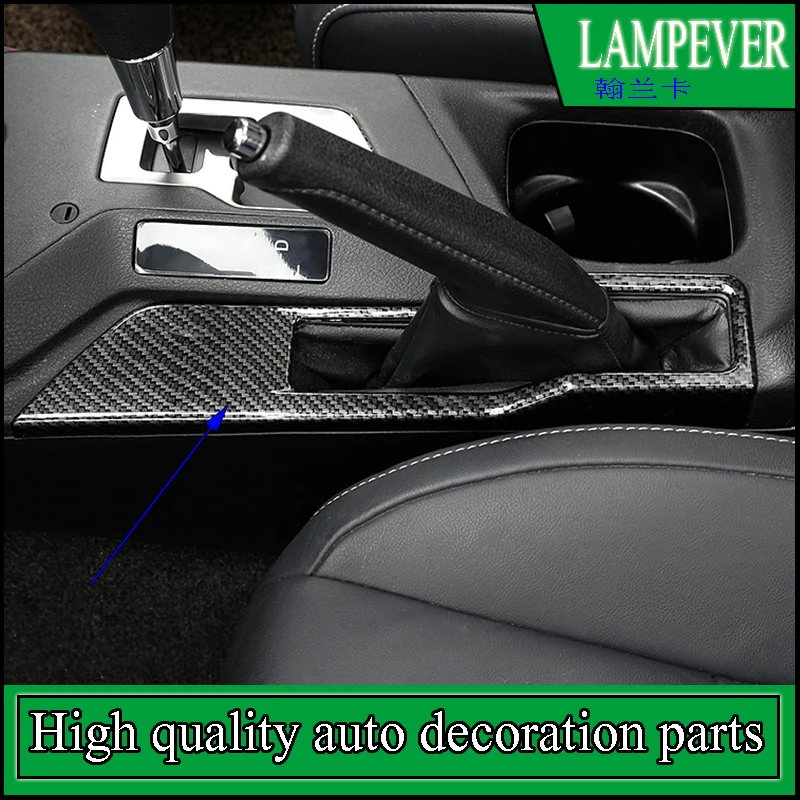

For Toyota RAV4 RAV-4 2014-2017 Car styling Hand Brake Handle Protect Cover Trim Parking Handbrake Bottom Trim left hand Drive