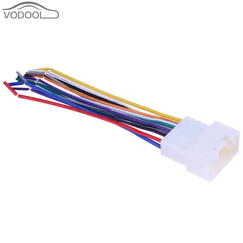 

Car Stereo CD Player Wiring Harness Connect Wire Cable Aftermarket Radio Install Femal Plug for Mitsubishi Outlande for Pajero