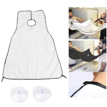 Фартук для бритья, ухода за бородой нагрудник триммер чистой волосяной покров лица накидка раковина Ванная комната полки Водонепроницаемый цветочные ткань