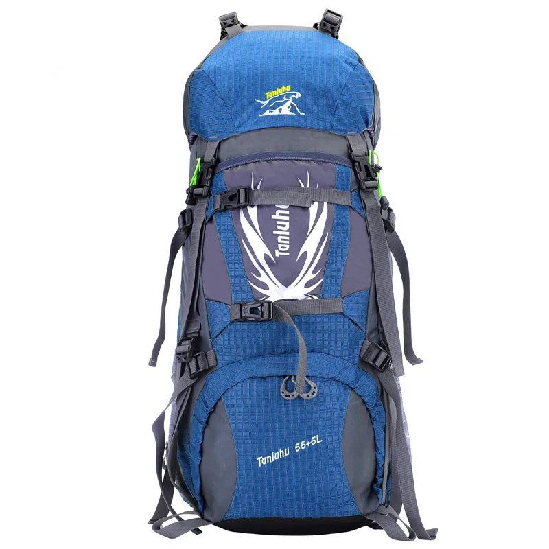 Professional Waterproof Mountain Climbing Backpack 60L Large Internal