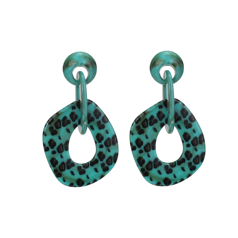 Новый дизайн ацетат эффектные Черепаховые обручи черепаховый Леопардовый цвет