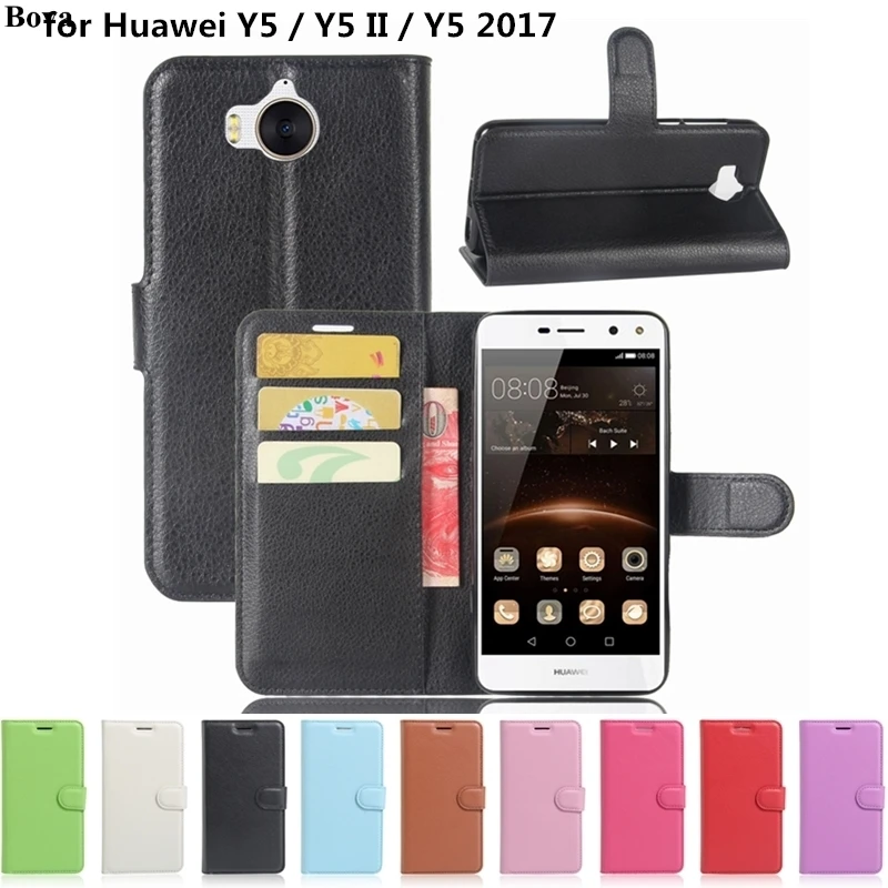 

retro Pu leather Flip Case for Huawei Y5 II Y5 2017 Y5 Prime Lite 2018 Y5 2019 Protective Cover Magnetic Buckle Holster