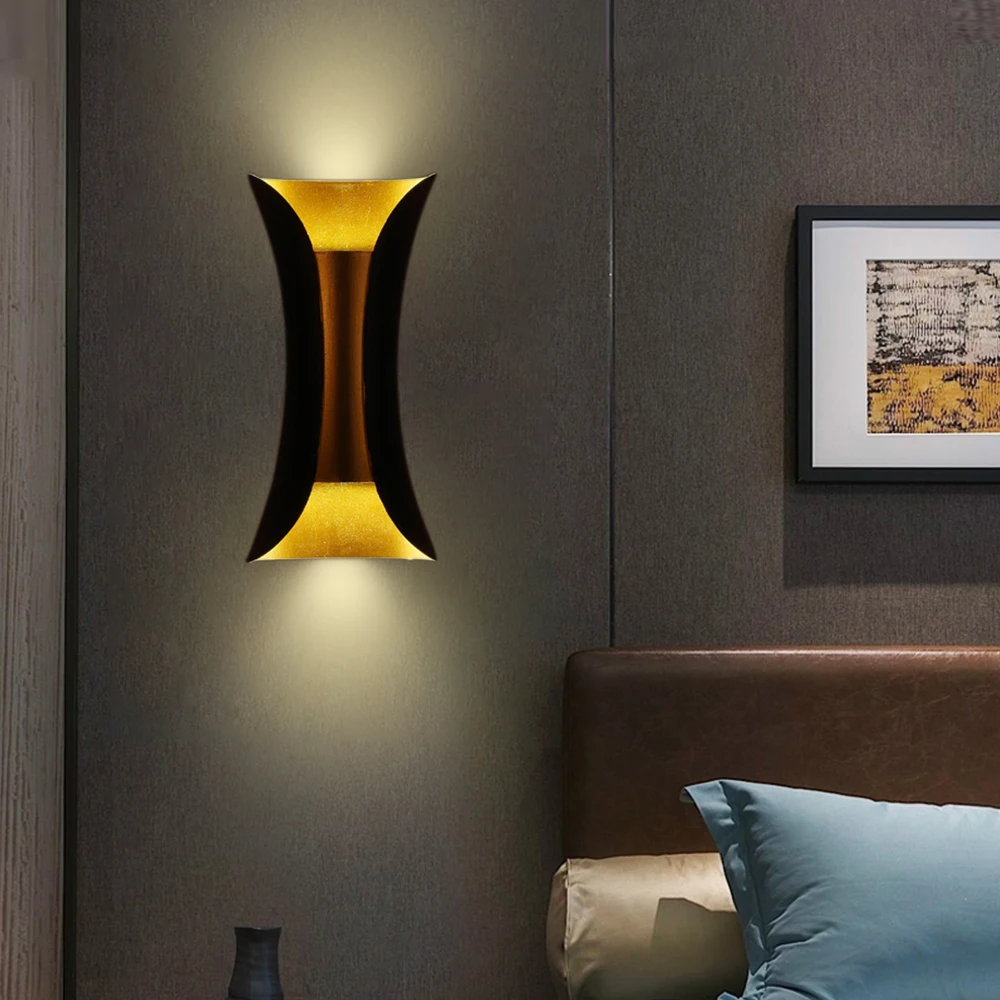 

DONWEI Wall Lamp Waterproof Outdoor 10W LED Wall Light Indoor Bedroom Decorative lighting Porch Garden Lights Wall Lamps