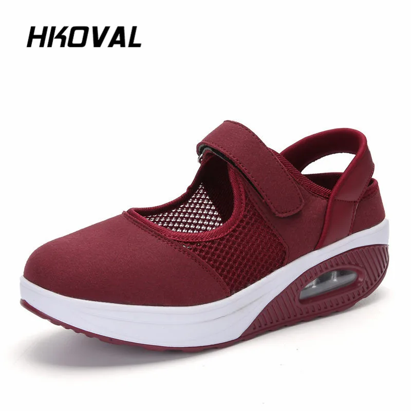 

HKOVAL Women Shoes Sneaker Casual Sport Flats Fashion Sneaker Shoes Walking Spring Summer Autumn Loafers Air Mesh Walking Shoes