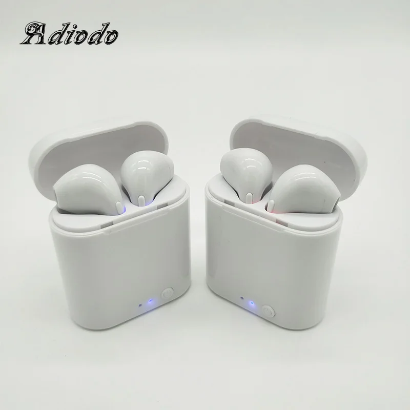 TWS Bluetooth наушники i7s Mini True беспроводные гарнитура для apple iPhone Android зарядная коробка