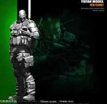 Yufan Model Original 75mm Figure U.s. Sniper Resin Soldier Model Kit YFWW-1833