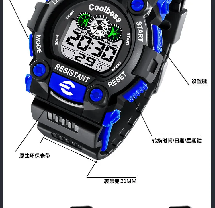 2020 Fashion Men Casual Sport Watch Digital Wristwatches LED Man Watches Waterproof military Clock gift Relogio Masculino