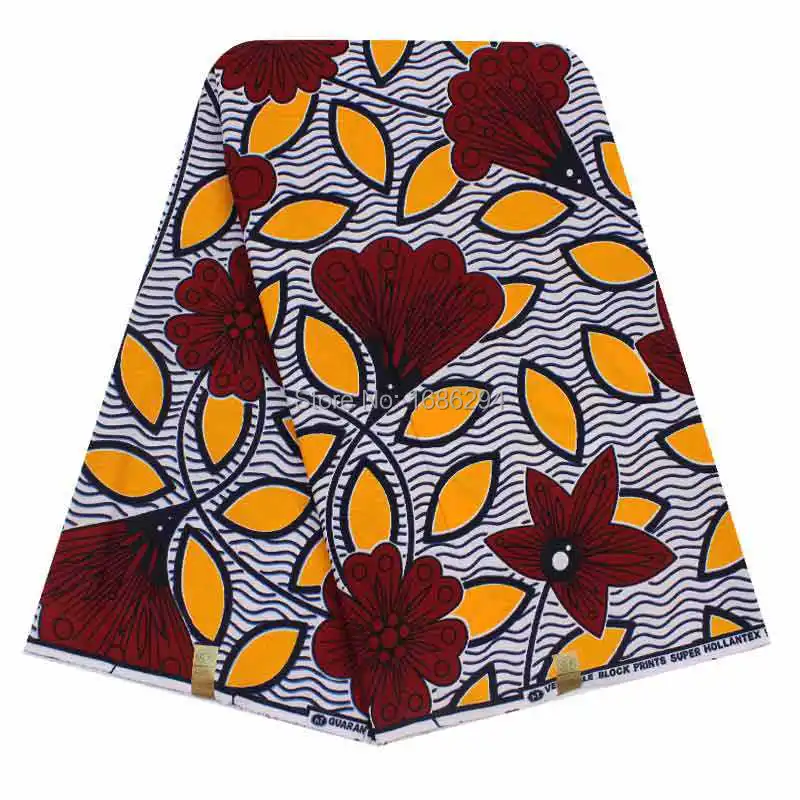 E939 african print fabric 6 yards of african fabric wholesale cheapest