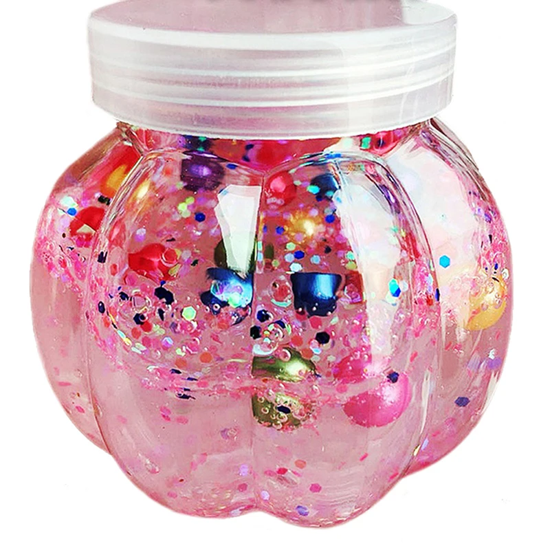 

1 Pcs Kids Children Anti-stress Toys Crystal Mud Fluffy Clear Glitter Slime Floam Beads Slime Super Light Clay Toys