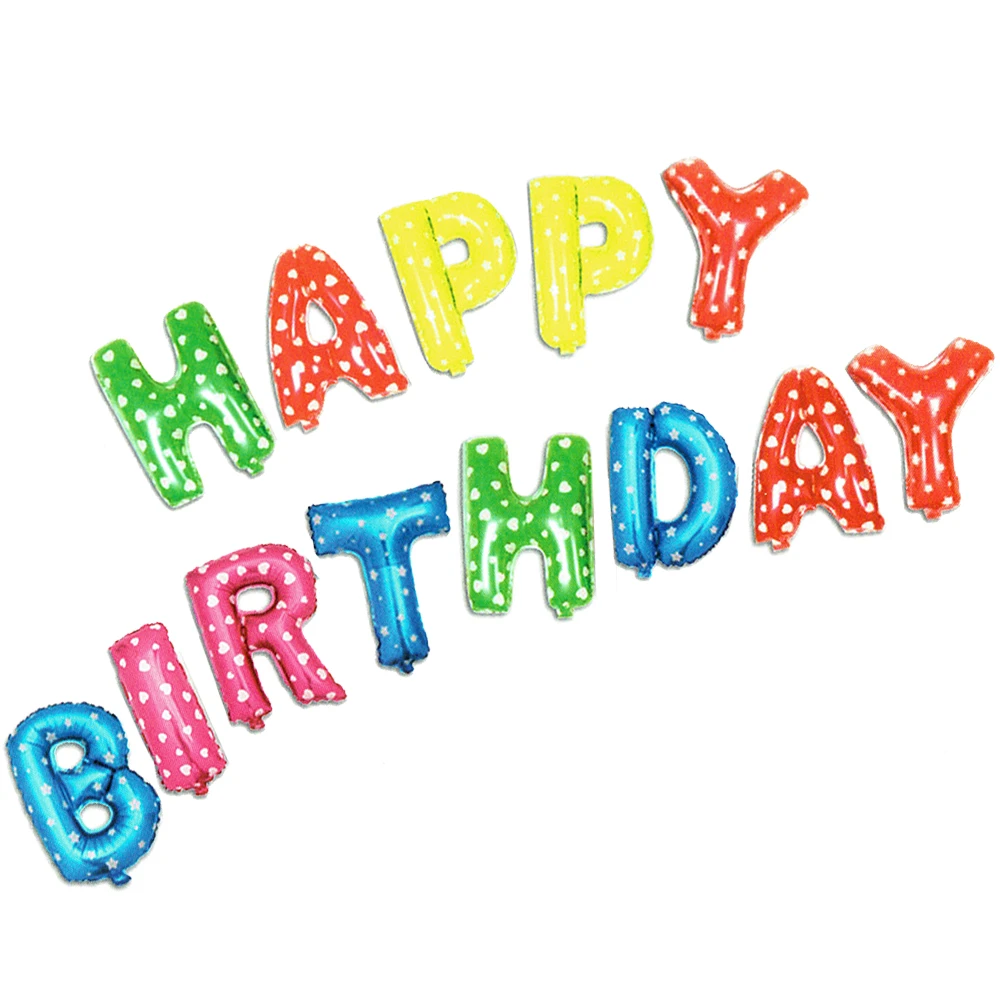 13 Pieces Sac De 16 Pouces Ballons Colores Pour Joyeux Anniversaire Alphabet Pour Garcons Et Filles Decoration De Fete D Anniversaire Aliexpress 13 Pieces Sac De 16 Pouces Ballons Colores Pour Joyeux Anniversaire Alphabet Pour Garcons Et Filles Decoration De Fete D Anniversaire Aliexpress