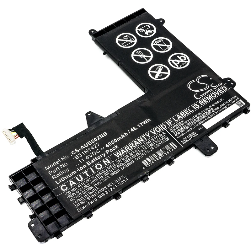 

Cameron Sino Upgrade For Asus 0B200-01430000,B31N1427 Notebook, Laptop Battery Li-ion 4050mAh / 46.17Wh