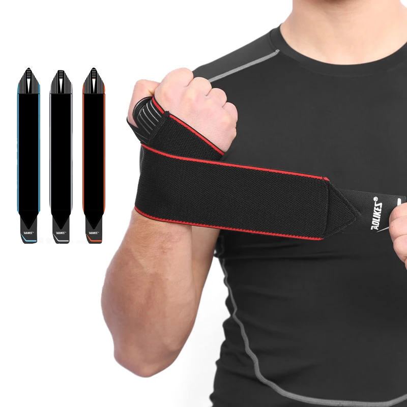 2Pcs/lot Sports Wristbands Wrist Support Strap Wraps Hand Sprain