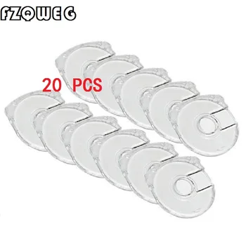 

FZQWEG 20Pcs Replacement Clear UMD Game Disc Storage Shell Case For PSP Protective Box for Sony PSP Disc