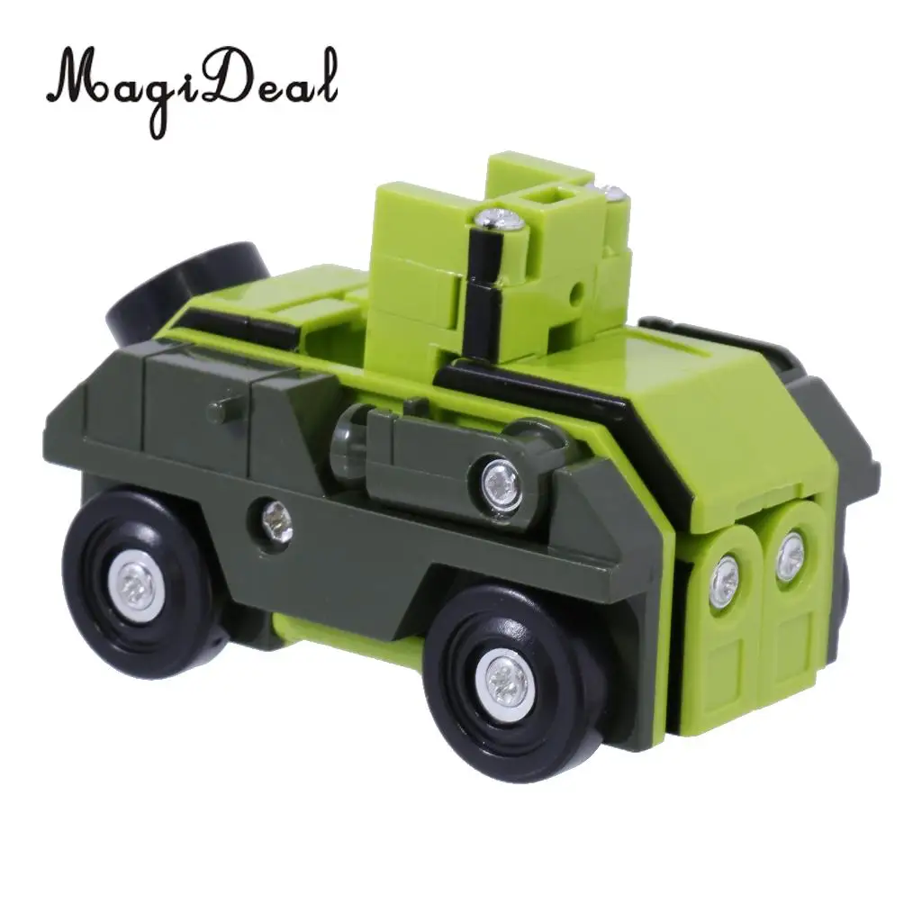 MagiDeal 1Set Numbers Armour Team Transform Robot Toy for Kid Role Play Display Toy Math Teaching Prop Boys Great Gift Present