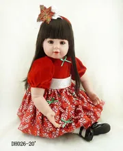 NPK New 20-inch luxury suits, hair and clothes fabric. Christmas gift toys for children