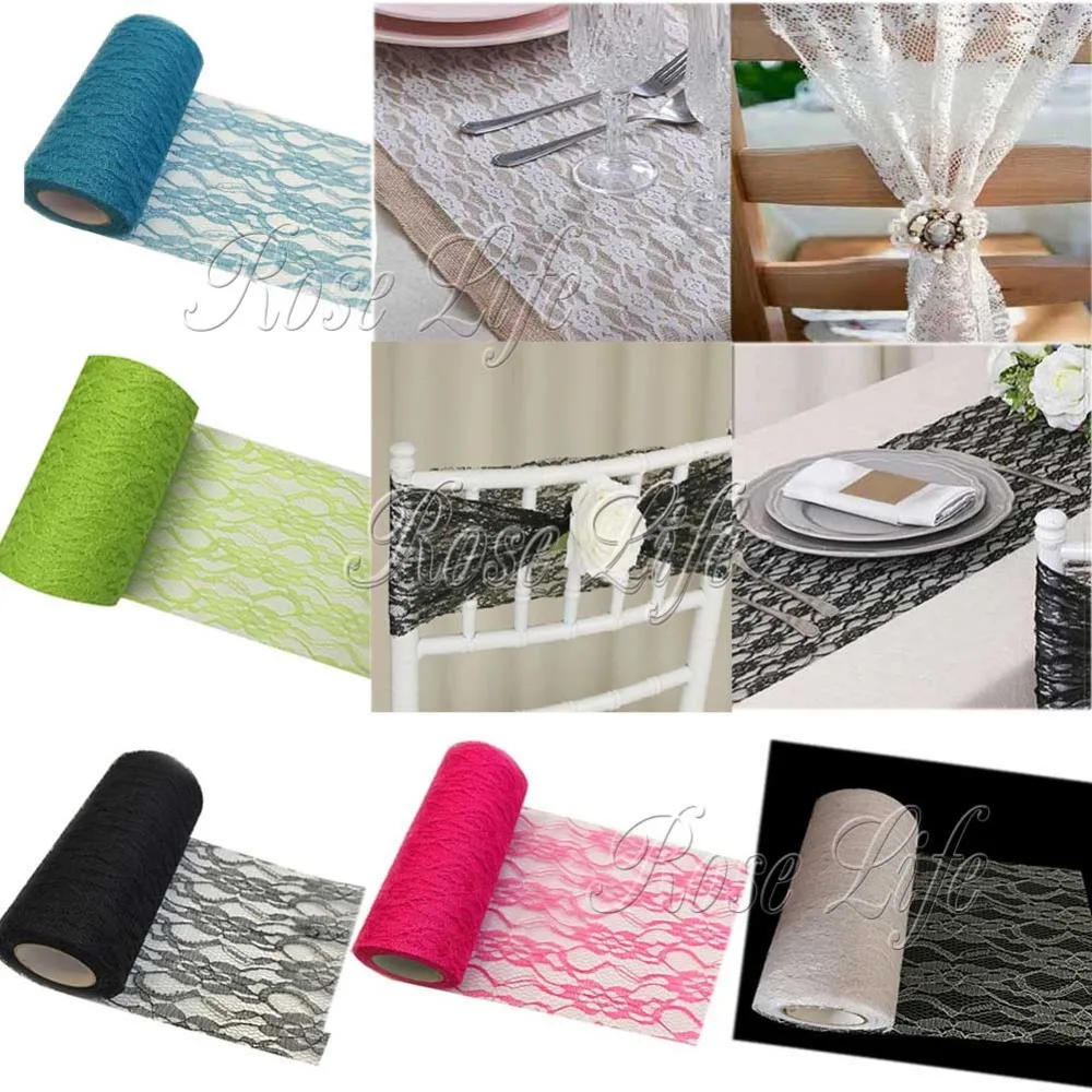 10Pieces Tulle Roll Spool Lace 6"x10YD DIY Netting Fabric for Tutu