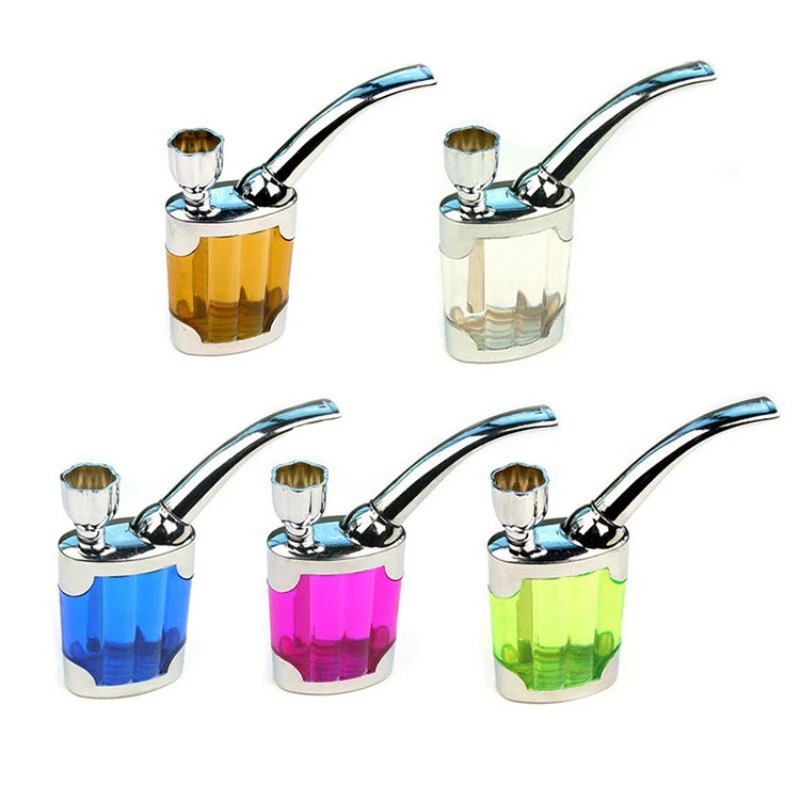 

Dual Purpose Weed-Pocket Size Mini Pipe Smoking Tobacco Pipe Hookah-Filter
