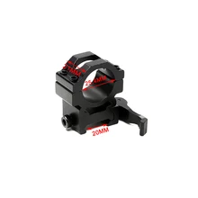 25,4 мм Низкое кольцо 20 мм Вивер Пикатинни рейка QD быстросъемное крепление для охоты страйкбол Воздушный пистолет аксессуары