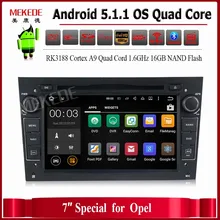 Quad Core Android 5.1 1024*600 Capacitive Screen Car Stereo for Vauxhall Opel Astra H G Vectra Antara Zafira Corsa DVD GPS Navi