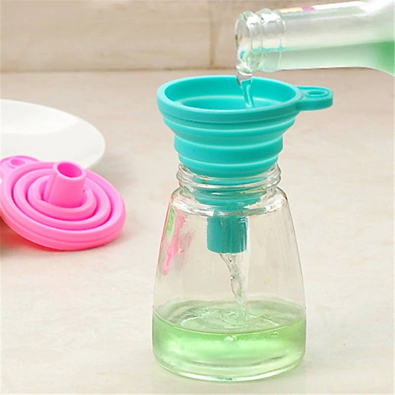 Protable Multi Function Silicone Collapsible Funnel The Silicone