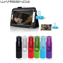 WANSENDA High Speed USB Flash Drive External Storage OTG Pen Drive 64GB 32GB 16GB 8GB 4GB USB 2.0 Pendrive USB Stick Flash Drive