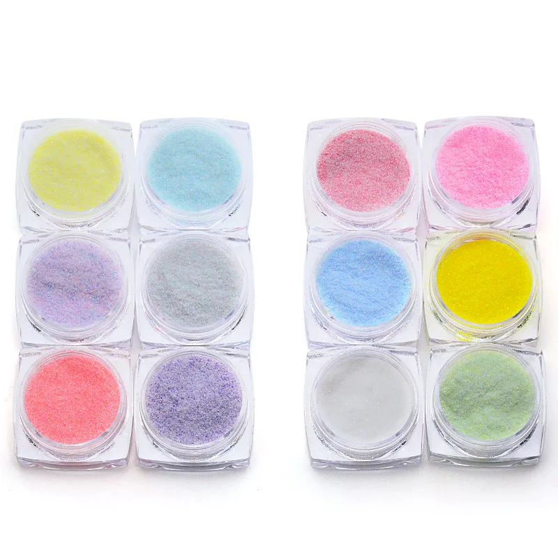 Mtssii 1 коробка, смешанный цвет, сахарная пыль, для ногтей, песочный блеск, порошок, 1,5 г, ослепительный пигмент, для маникюра, для украшения ногтей, 28 цветов