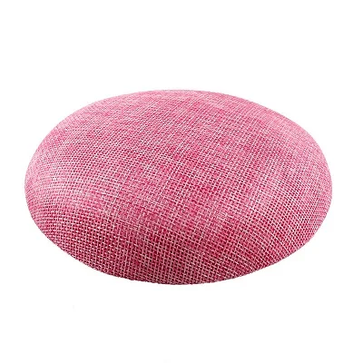 baby pink 15 см marron имитация Sinamay вуалетки база DIY аксессуары для волос коктейльный головной убор Свадебная мельница несколько цветов - Цвет: baby pink