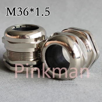 

2pcs Metric System M36*1.5 Nickel Brass Cable Glands Apply to Cable 18-25mm
