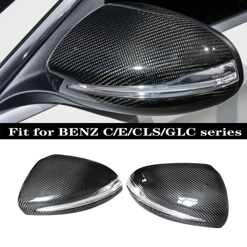

1:1 Replacement Style Carbon Fiber Car Mirror cover For Mercedes W205 W222 W213 W238 X205 for Benz C CLS GLC E Class 2015-2018