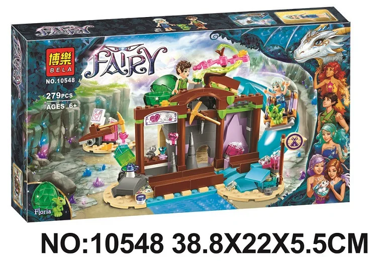 Elfos Bela 10548 Bloques de La Serie Elite Preciosas Mina Cristal Con 41177 Nino Montado Juguete Nina Regalo Bloque | Игрушки и хобби