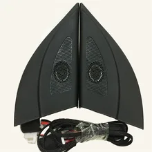 Для hyundai Solaris 2011- Автомобильная Труба Колонки твитер аудио Авто черный треугольник головка твитер колонки с кабелями