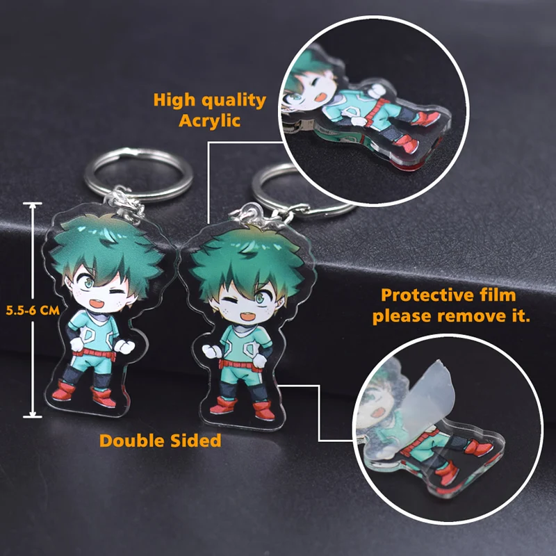 2018 Dragon Ball Z Action Figure for Keychain Majin Boo Customized Double Sided Game Peripherals Best Gift AKL156