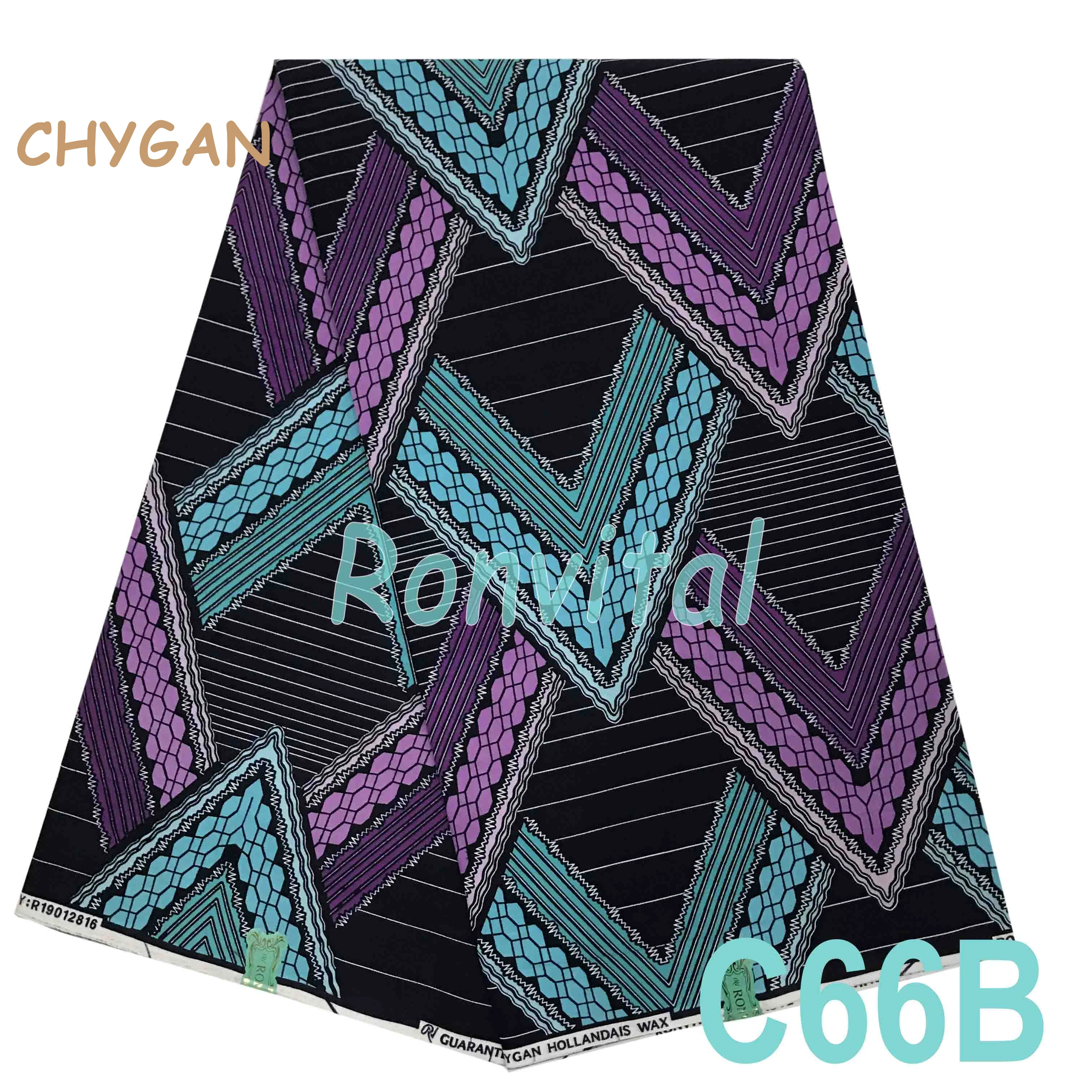 

RONVITAL CHYGAN WAX HIGH QUALITY 100% COTTON PRINT MATERIAL DIY FABRICS 6YARDS/LOT FREE SHIPPING C66B
