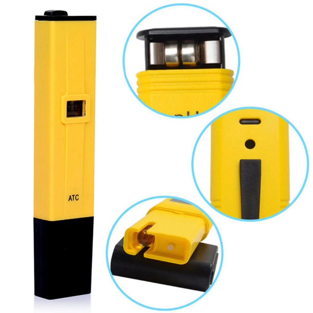 

Portable PH0-14 Digital Meter Tester Accurate Digital LCD PH Value Test Pen Water Quality Purity test tools Automatic Calibratio