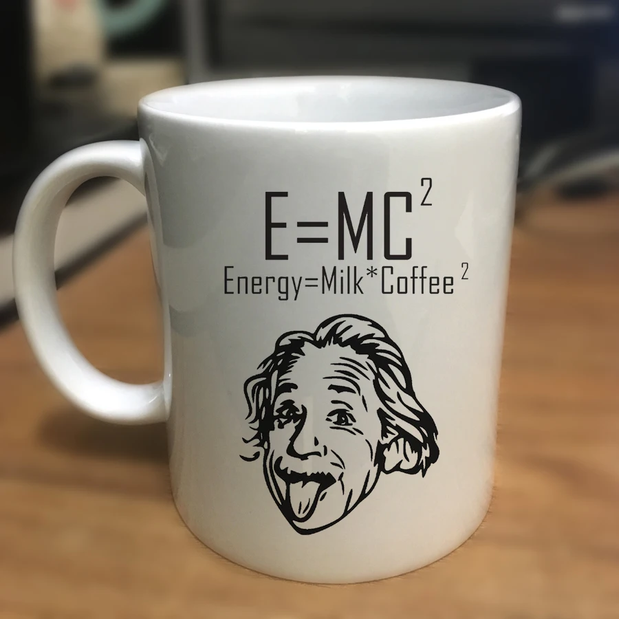 E = MC2 Energy молочный Кофе 11 унций белые керамические кружка физики Математика
