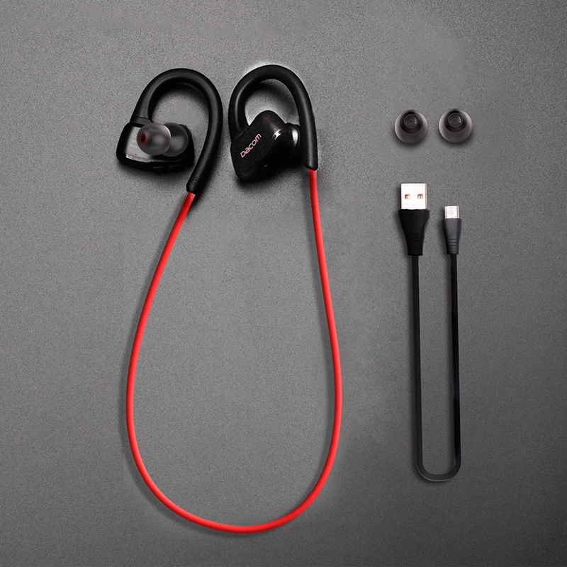 DACOM P10 Sport Bluetooth Headphone MP3 Player IPX7 Waterproof Running Wireless Earphone Stereo Earbuds Headset with Microphone