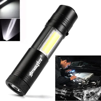 

2018 New Multifunction Portable XPE-R3 COB Lamp Work Light Flashlight Torch Tool