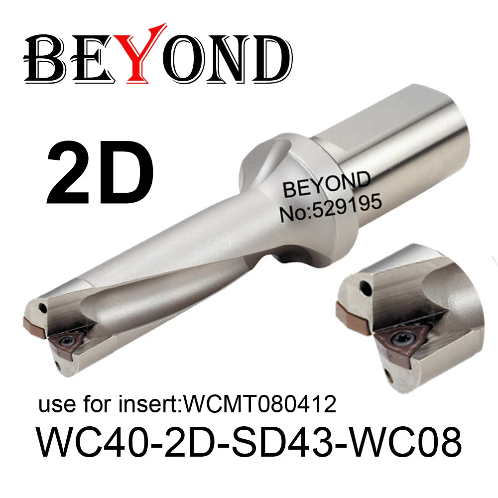 

WC40-2D-SD43-WC08,replace Blades And Drill Type For WCMT080412  Insert U Drilling Shallow Hole indexable insert drills