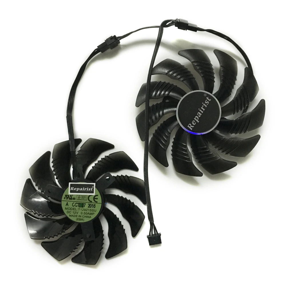 Вентилятор графической карты GTX 1070 GPU Cooler T129215SU для Gigabyte GeForce GTX1070 GV N1070WF2OC N1070WF2 WINDFORCE