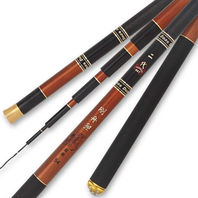 Cheap 3.6-7.2m Carp Pole High Carbon Ultralight Superhard Fishing Pole Fishing Rod Hand Pole Fishing Gear Taiwan Fishing Rod