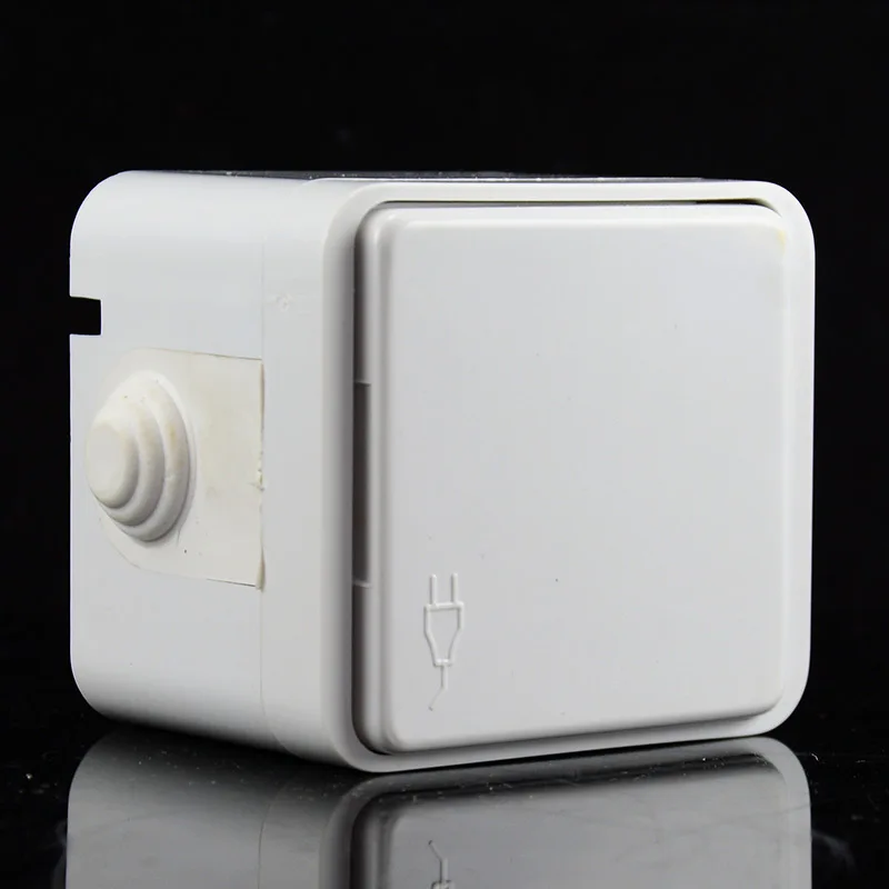 e brilhante tampa exterior soquete de parede nivel 16a 250v 02